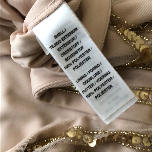 Nude Sequin Dress - Picture 8 of 9